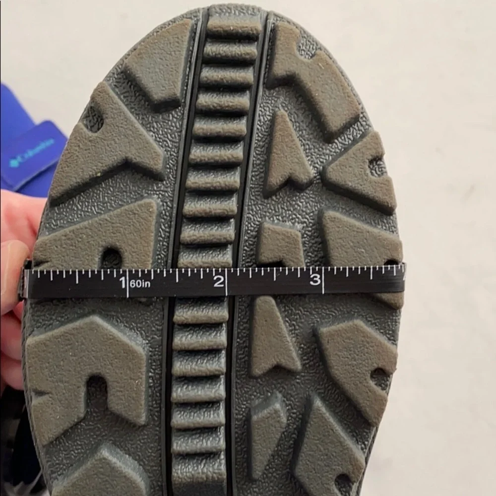 Columbia Powderbug waterproof snow boots blue 6 - Picture 8 of 10